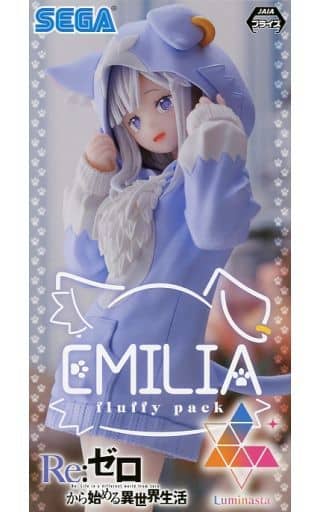 Emilia:ZERO Luminasta Figure - Mofumofu Pack