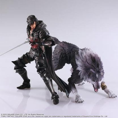 BRING ARTS Clive Rosfield & Torgal Figure | Final Fantasy XVI