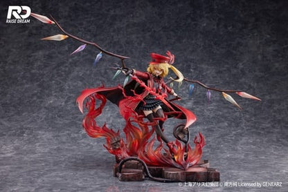 Flandre Scarlet Military Uniform Ver. 1/6 Painted PVC & ABS Figure - Raise Dream (Illustration: Sunao Minakata) (Pre-owned)