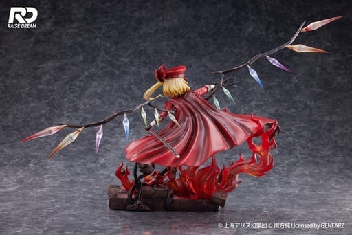 Flandre Scarlet Military Uniform Ver. 1/6 Painted PVC & ABS Figure - Raise Dream (Illustration: Sunao Minakata) (Pre-owned)