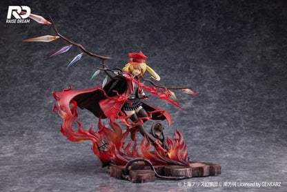 Flandre Scarlet Military Uniform Ver. 1/6 Painted PVC & ABS Figure - Raise Dream (Illustration: Sunao Minakata) (Pre-owned)