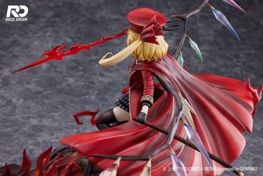 Flandre Scarlet Military Uniform Ver. 1/6 Painted PVC & ABS Figure - Raise Dream (Illustration: Sunao Minakata) (Pre-owned)