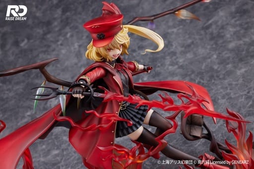 Flandre Scarlet Military Uniform Ver. 1/6 Painted PVC & ABS Figure - Raise Dream (Illustration: Sunao Minakata) (Pre-owned)