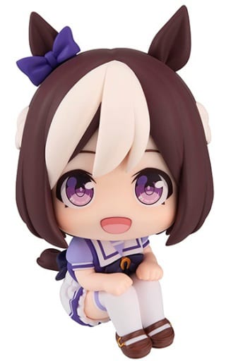 Special Week Rukappu Figure - Megahouse - Umamusume Pretty Derby - 110mm Look-Up Sitting Pose