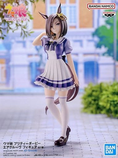Air Groove Figure - Umamusume Pretty Derby Prize Figure by Banpresto - Tracen Academy Uniform, 18 cm (Pre-owned)