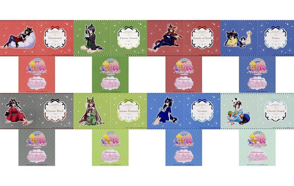 Full 8-Board Background Set for Figures - NAMCO Promotion “Relax time” Umamusume Pretty Derby Season 3 Campaign Exclusive (Namco, Pre-owned)