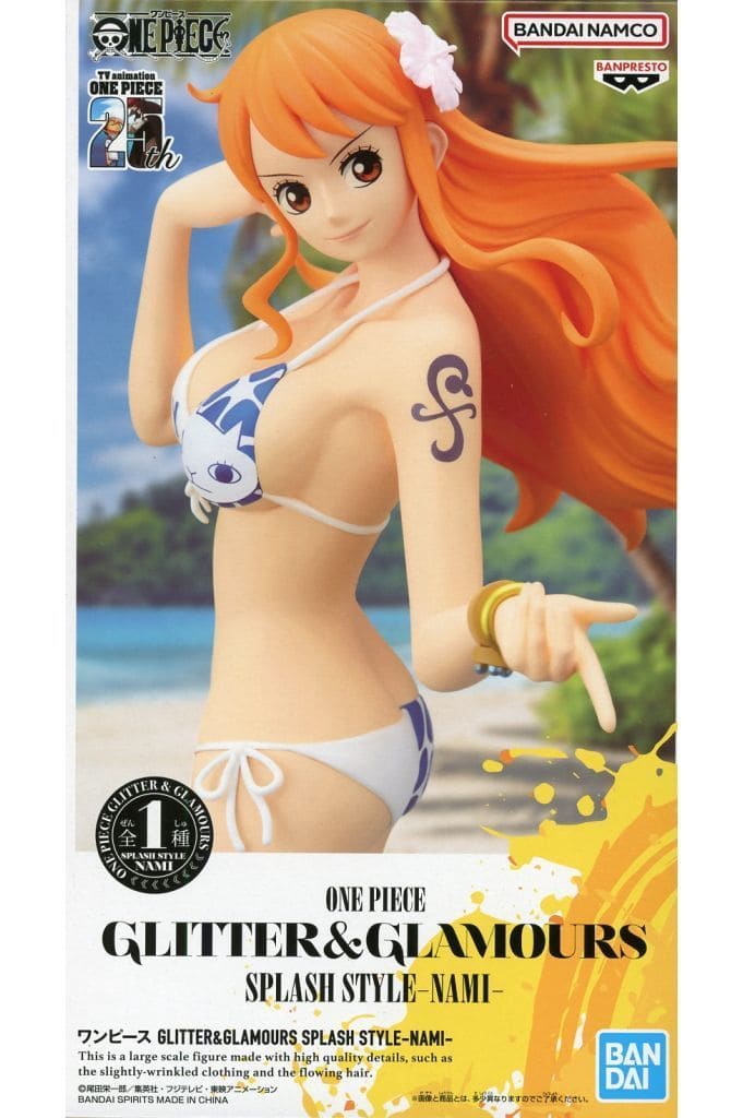 Nami One Piece GLITTER & GLAMOURS SPLASH STYLE Figure