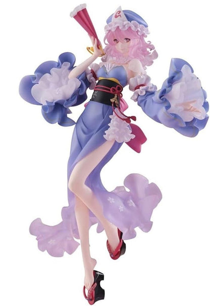 Yuyuko Saigyouji 1/6 PVC Figure (illustration by ideolo) - F:NEX / Furyu - Approx. 30 cm (Used)