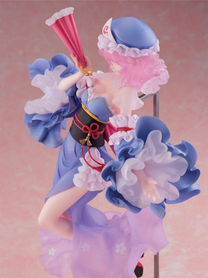 Yuyuko Saigyouji 1/6 PVC Figure (illustration by ideolo) - F:NEX / Furyu - Approx. 30 cm (Used)