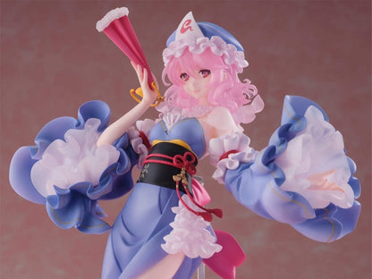 Yuyuko Saigyouji 1/6 PVC Figure (illustration by ideolo) - F:NEX / Furyu - Approx. 30 cm (Used)