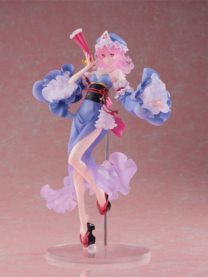 Yuyuko Saigyouji 1/6 PVC Figure (illustration by ideolo) - F:NEX / Furyu - Approx. 30 cm (Used)