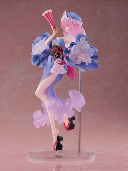 Yuyuko Saigyouji 1/6 PVC Figure (illustration by ideolo) - F:NEX / Furyu - Approx. 30 cm (Used)