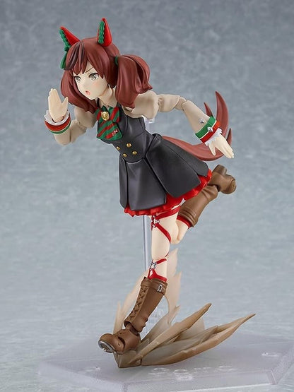 figma Nice Nature - Umamusume Pretty Derby - Good Smile Company Figure (Approx. 14cm) - First Edition Bonus Included - Pre-owned