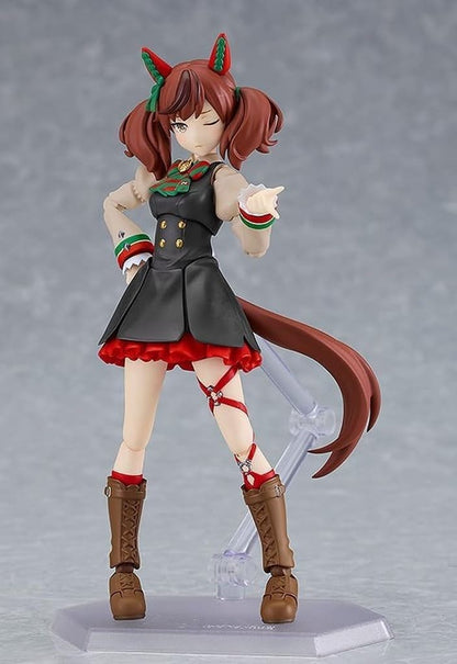 figma Nice Nature - Umamusume Pretty Derby - Good Smile Company Figure (Approx. 14cm) - First Edition Bonus Included - Pre-owned