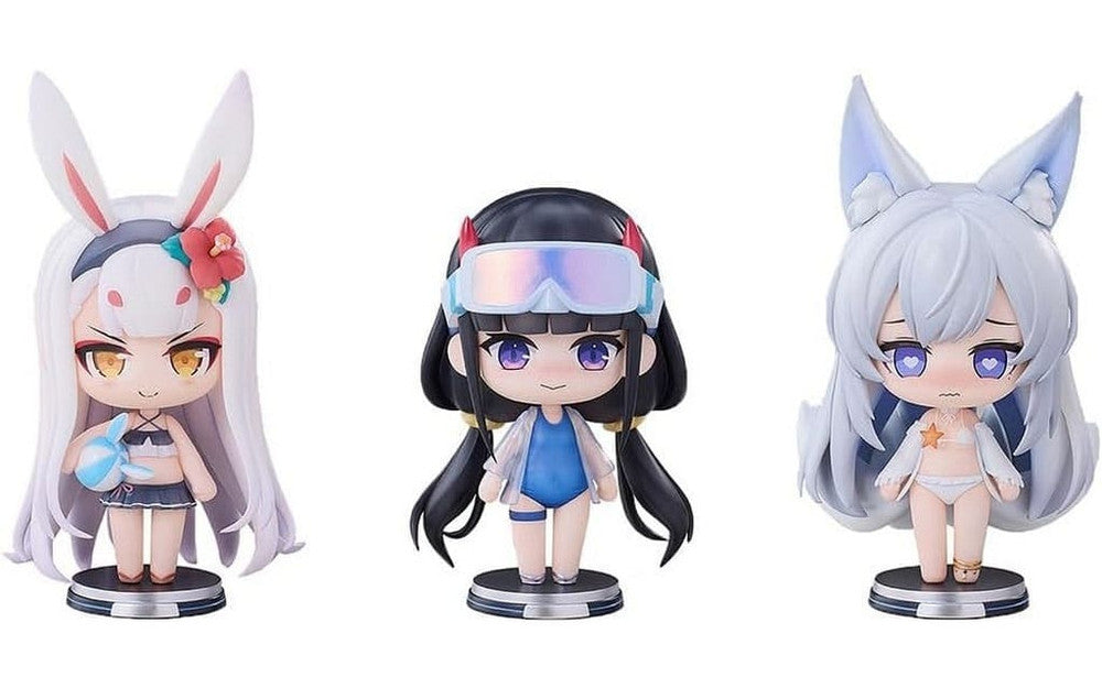 Azur Lane Summer Swimsuit Vol.1 3-Piece Deformed Figure Set