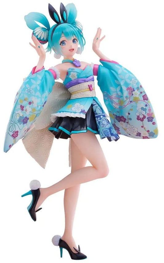 Hatsune Miku - Wa Bunny - 1/7 Scale Painted PVC Figure by FURYU (Pre-owned, 26.5cm)