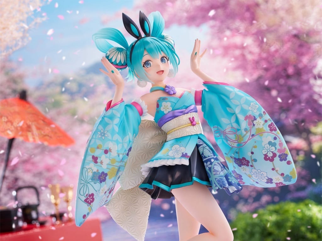 Hatsune Miku - Wa Bunny - 1/7 Scale Painted PVC Figure by FURYU (Pre-owned, 26.5cm)