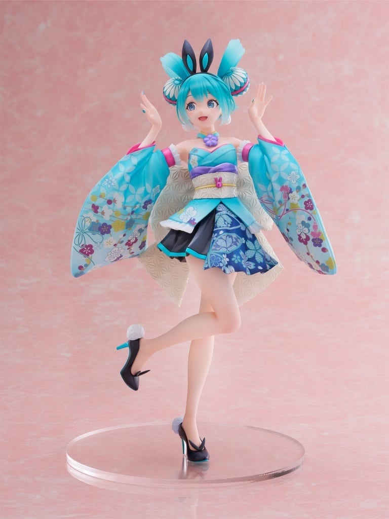 Hatsune Miku - Wa Bunny - 1/7 Scale Painted PVC Figure by FURYU (Pre-owned, 26.5cm)