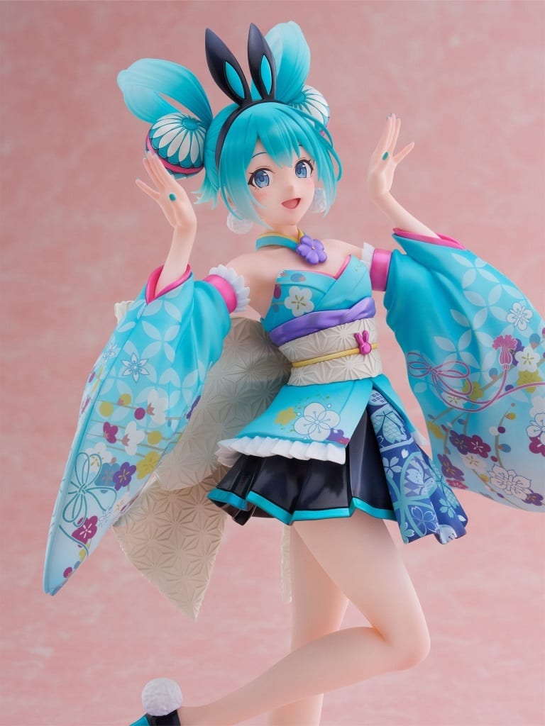 Hatsune Miku - Wa Bunny - 1/7 Scale Painted PVC Figure by FURYU (Pre-owned, 26.5cm)