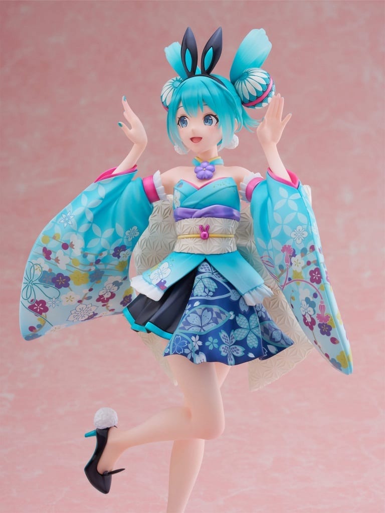 Hatsune Miku - Wa Bunny - 1/7 Scale Painted PVC Figure by FURYU (Pre-owned, 26.5cm)