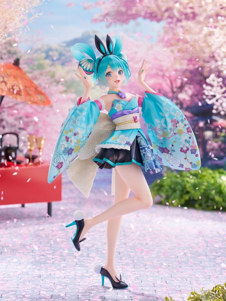 Hatsune Miku - Wa Bunny - 1/7 Scale Painted PVC Figure by FURYU (Pre-owned, 26.5cm)