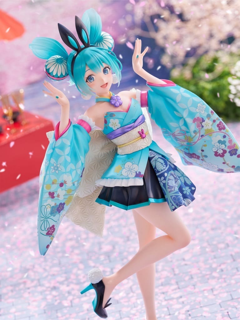 Hatsune Miku - Wa Bunny - 1/7 Scale Painted PVC Figure by FURYU (Pre-owned, 26.5cm)