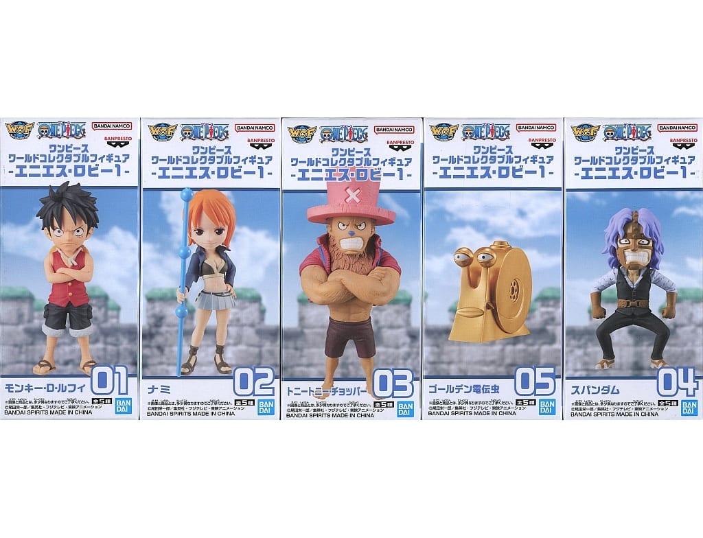 One Piece World Collectable Figure Enies Lobby 1 Complete 5-Figure Set