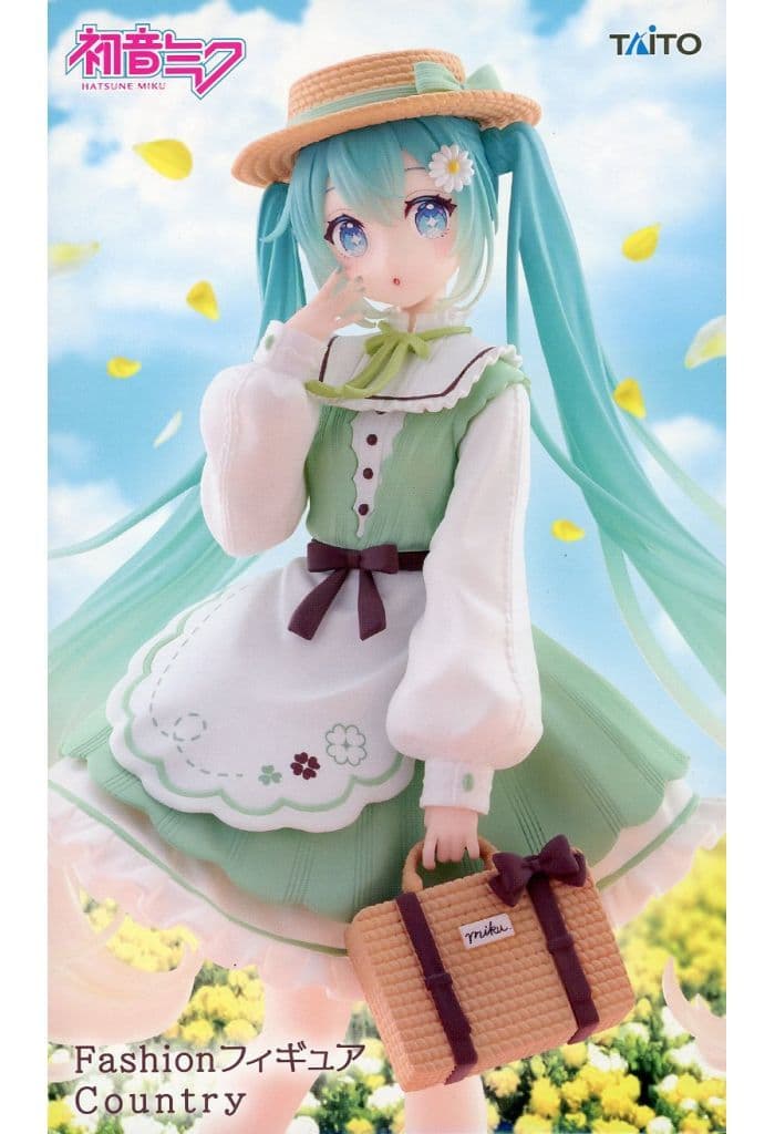 Hatsune Miku Fashion Figure "Country" - Taito 18cm Pre-owned (Character Vocal Series - Hatsune Miku)