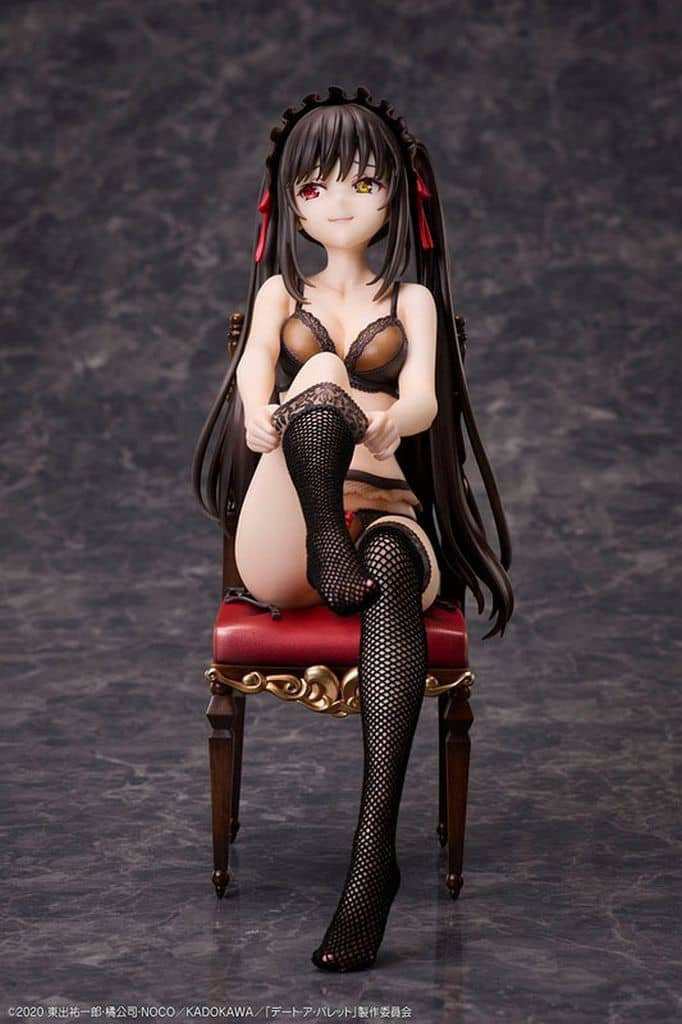 Kurumi Tokisaki 1/7 Scale PVC Figure - Date A Bullet Lingerie Version (Pre-owned