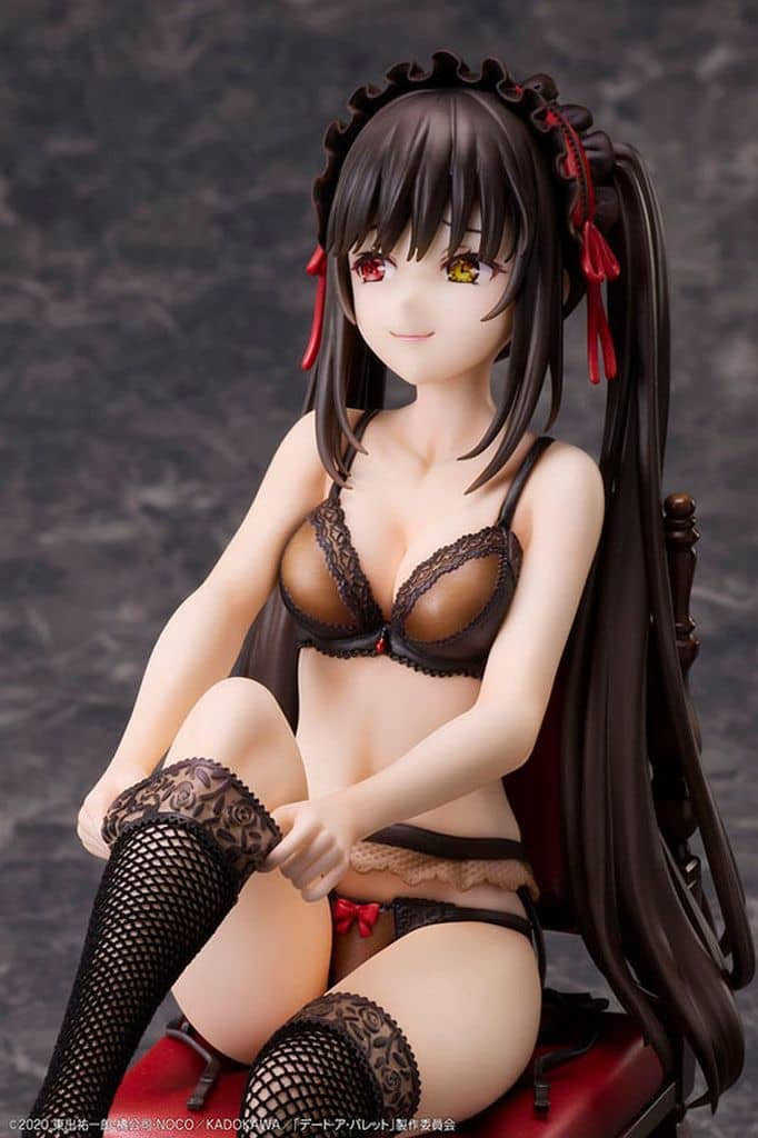 Kurumi Tokisaki 1/7 Scale PVC Figure - Date A Bullet Lingerie Version (Pre-owned