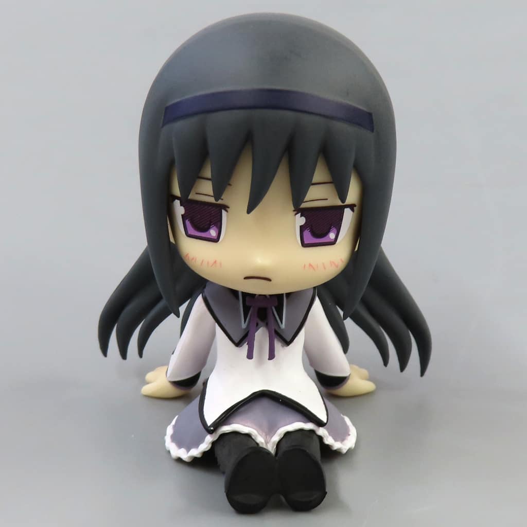Homura Akemi Sitting Figure - Puella Magi Madoka Magica Movie Rebellion Peta-tto Osuwari Figure (Height Approx. 5 cm, SK Japan)