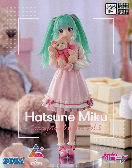 Hatsune Miku Luminasta “Hatsune Miku” Conceptual Series Vol.3 Figure by SEGA (Approx. 18cm) — Pre-owned