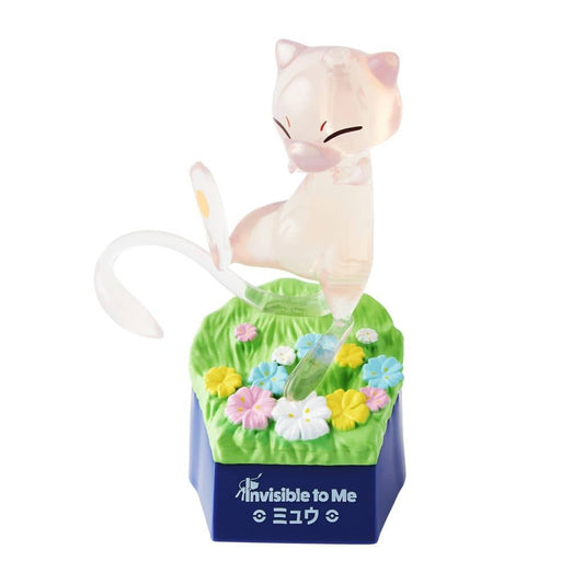 Mew Clear Figure - Pokémon Center Exclusive "Invisible to Me" Clear Material Figure - 8.7×6.5×11.4 cm (3.4×2.6×4.5 in)