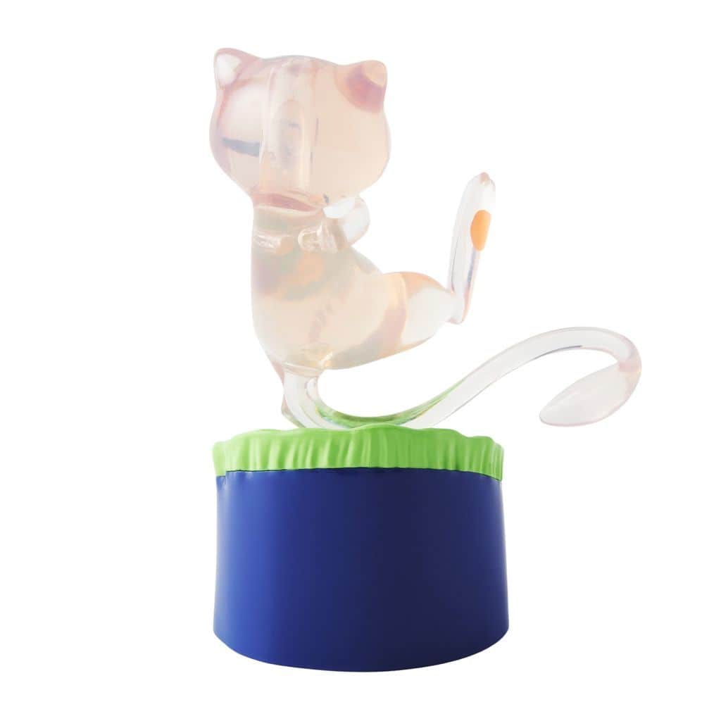 Mew Clear Figure - Pokémon Center Exclusive "Invisible to Me" Clear Material Figure - 8.7×6.5×11.4 cm (3.4×2.6×4.5 in)