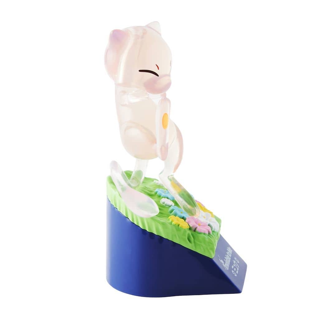 Mew Clear Figure - Pokémon Center Exclusive "Invisible to Me" Clear Material Figure - 8.7×6.5×11.4 cm (3.4×2.6×4.5 in)