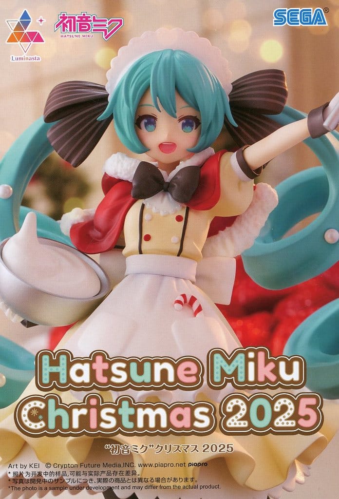 Hatsune Miku Luminasta "Hatsune Miku" Christmas 2025 Figure - SEGA 20cm (Used)