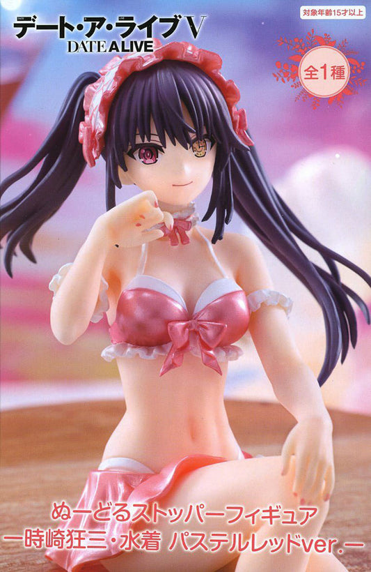 Kurumi Tokisaki Noodle Stopper Figure - Date A Live V (Swimsuit Pastel Red ver.,
