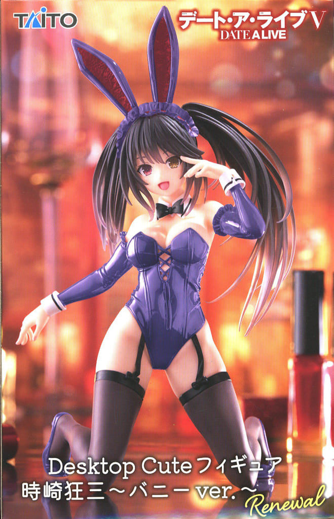 Kurumi Tokisaki Figure - Desktop Cute Bunny Ver. Renewal (Taito, 13cm, Pre-owned