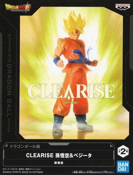 Super Saiyan Son Goku & Vegeta Dragon Ball Super CLEARISE Figure