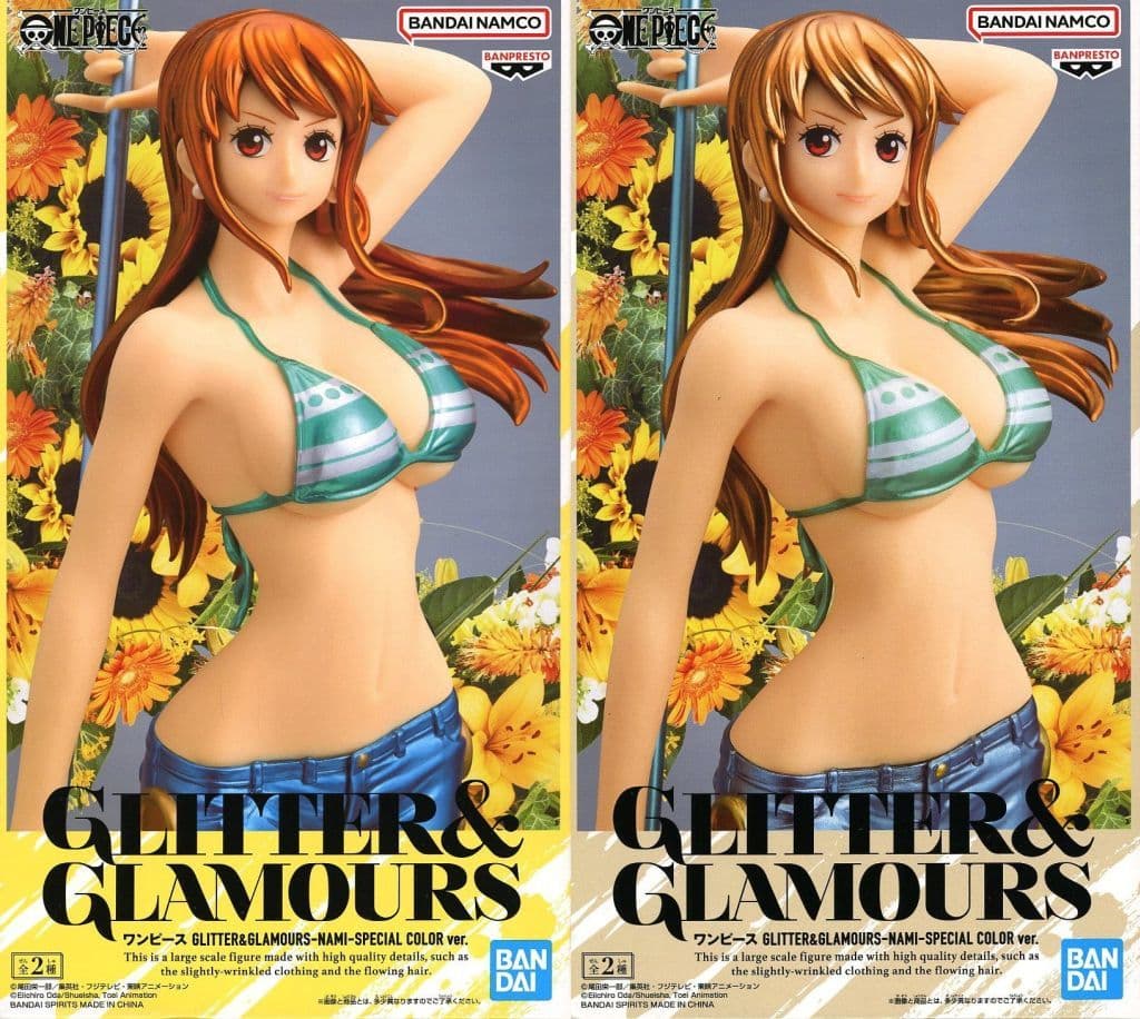 One Piece GLITTER & GLAMOURS Nami Special Color 2-Figure Set