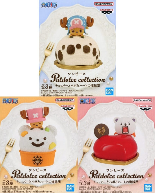 One Piece Paldolce Collection Chopper & Bepo 3-Figure Set