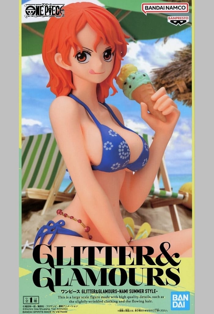 Nami One Piece GLITTER & GLAMOURS Summer Style Figure