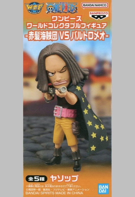 Yasopp One Piece World Collectable Figure - Red Hair Pirates vs Bartolomeo