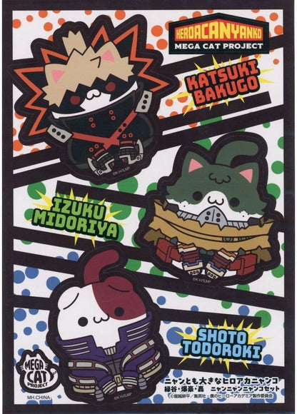 My Hero Academia Nyanko Set: Midoriya, Bakugo & Todoroki