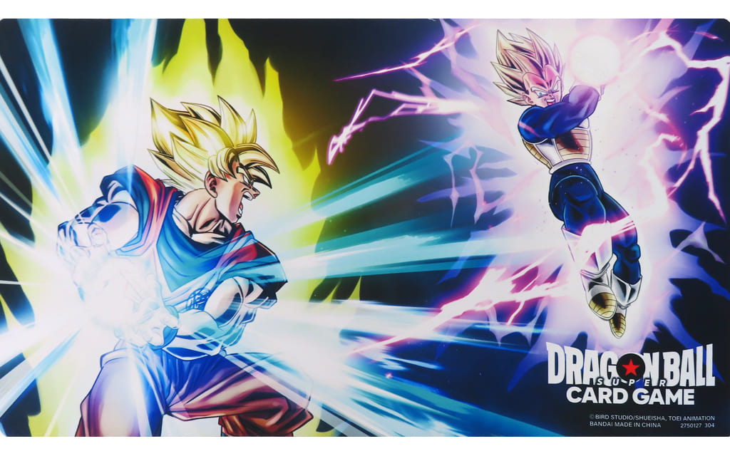 Dragon Ball Super Card Game Official Playmat 01 Son Goku vs. Vegeta Event-Limited Rubber Mat Approx. 590 x 340 mm