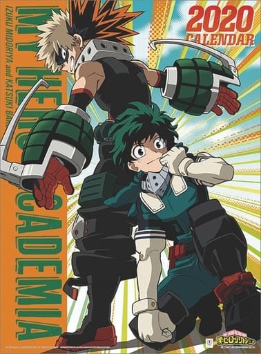 My Hero Academia 2020 Calendar - A2 7-Sheet Ensky Pre-Owned Japanese Edition