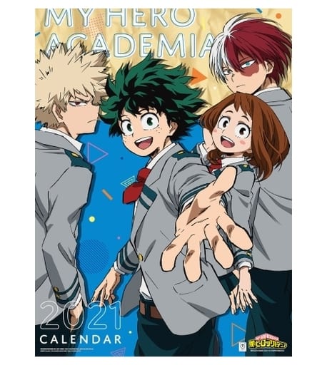 My Hero Academia 2021 Calendar A2 7-Sheet Edition by Ensky