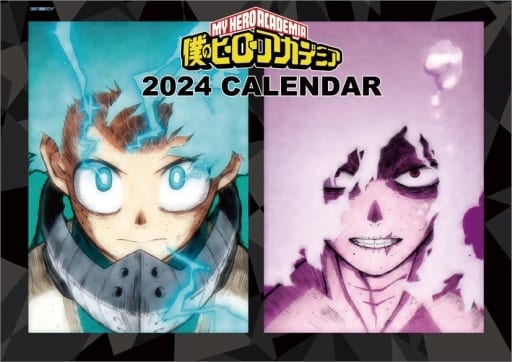 My Hero Academia 2024 Wall Calendar - A2 Size, 28 Pages, Ensky, Pre-owned