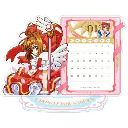 Cardcaptor Sakura 2025 Acrylic Stand Desk Calendar - Ensky - Approx. 11 x 16.3 cm (Pre-owned)