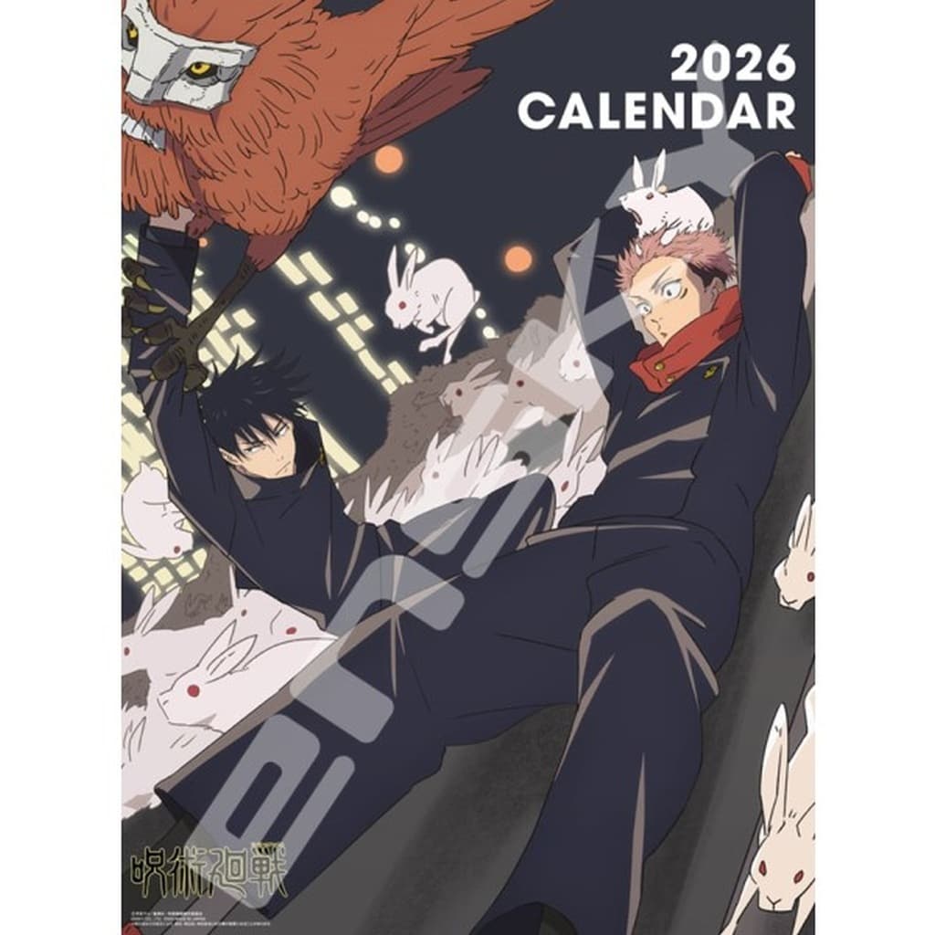 Jujutsu Kaisen 2026 B3 Wall Calendar